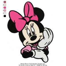 Minnie Mouse 18 Embroidery Designs